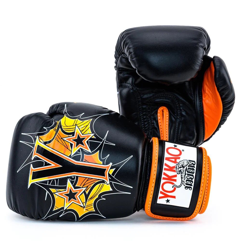 Orange Yokkao Boxing Gloves YOKKAO Matrix Orange Ibis Boxing