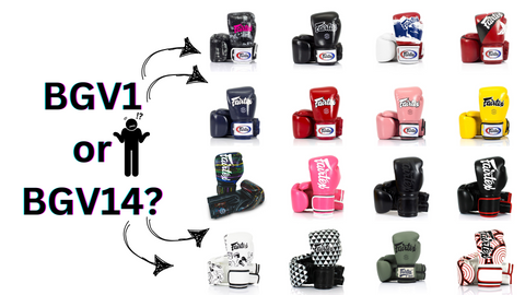 The Difference Between Fairtex BGV1 and BGV14 Boxing Muay Thai Gloves