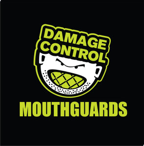 Damage Control Mouthguard – High-impact sports mouthguard for MMA, boxing, BJJ, and Muay Thai  Let me know if the image has a specific design or color you want included!
