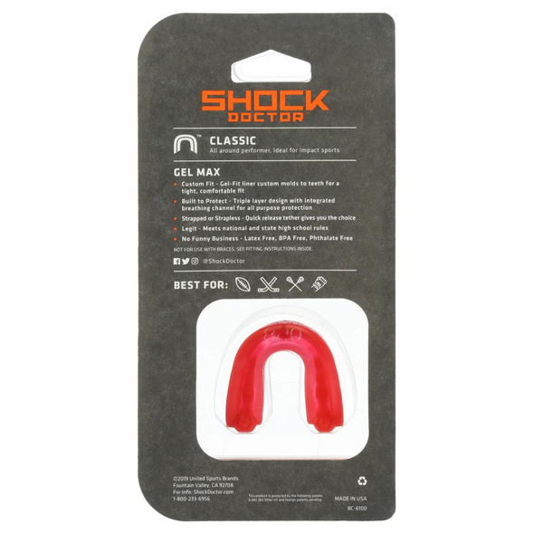 SHOCK DOCTOR GEL MAX MOUTHGUARD