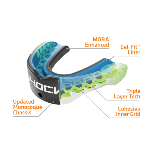 SHOCK DOCTOR GEL MAX POWER TRIBAL MOUTHGUARD