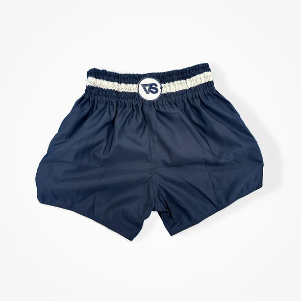 SATRAA WOOT MUAY THAI SHORTS - THE BASICS | NAVY