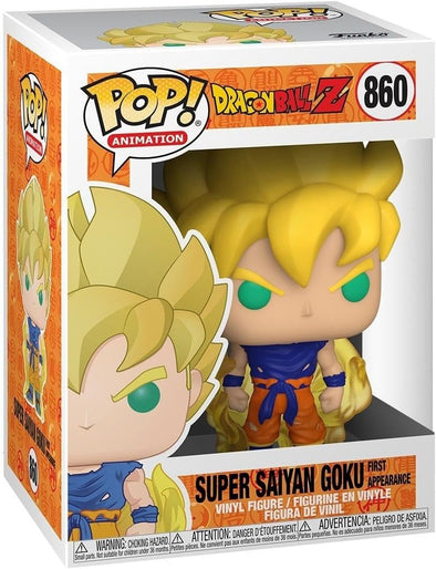 FUNKO POP! ICONS: DRAGON BALL Z SUPER SAIYAN GOKU (FIRST APPEARANCE)