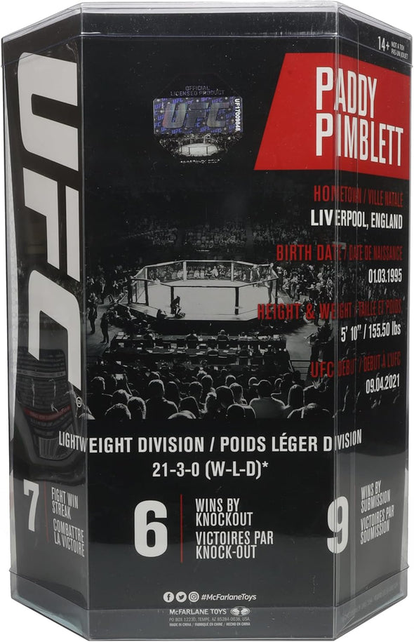 7'' POSED PADDY PIMBLETT FIGURE BY MCFARLANE'S SPORTSPICKS - UFC FIGURES