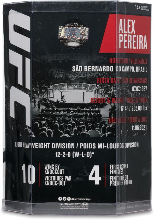 7'' POSED ALEX PEREIRA FIGURE BY MCFARLANE'S SPORTSPICKS - UFC FIGURES