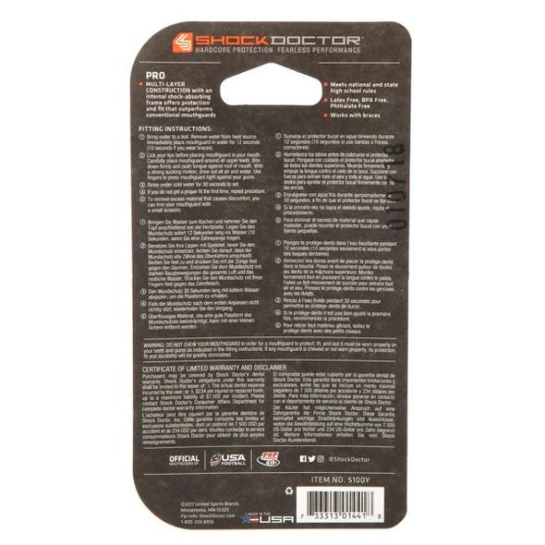 SHOCK DOCTOR GEL MAX KOOL-AID FLAVOR FUSION MOUTHGUARD