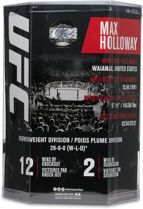 7'' POSED MAX HOLLOWAY FIGURE BY MCFARLANE'S SPORTSPICKS - UFC FIGURES