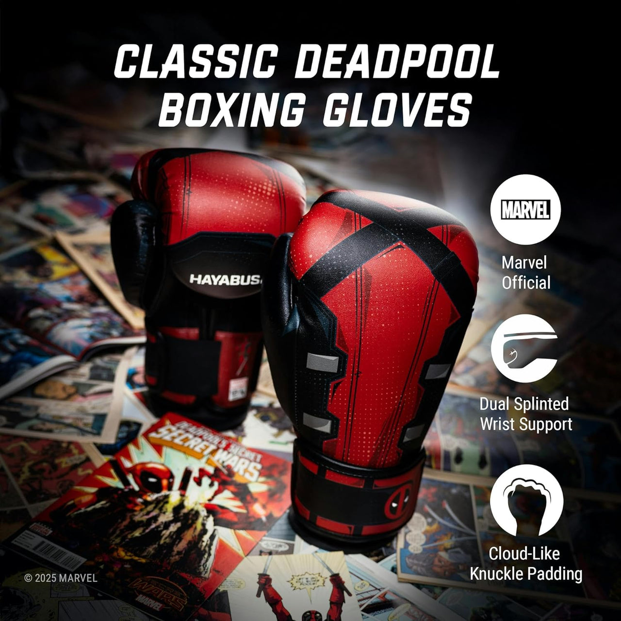 HAYABUSA CLASSIC DEADPOOL BOXING GLOVES