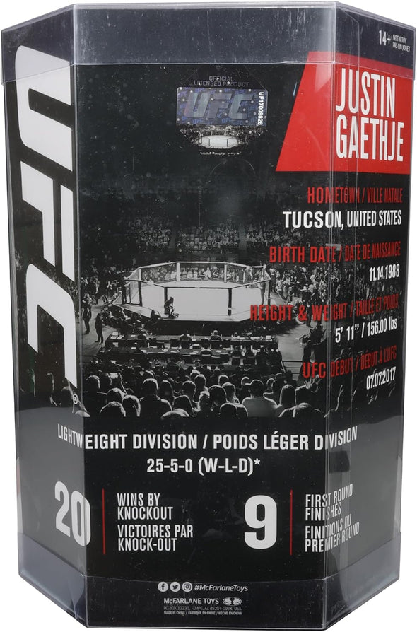 7'' POSED JUSTIN GAETHJE FIGURE BY MCFARLANE'S SPORTSPICKS - UFC FIGURES