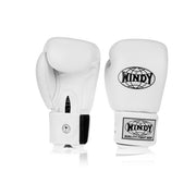 White boxing gloves with Windy logo on a white background