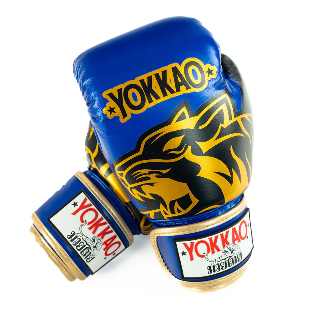 YOKKAO Original Boxing Gloves – Gold | Pro Muay Thai Equipment