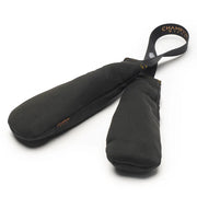 Black fishing rod case with Champion logo on a white background