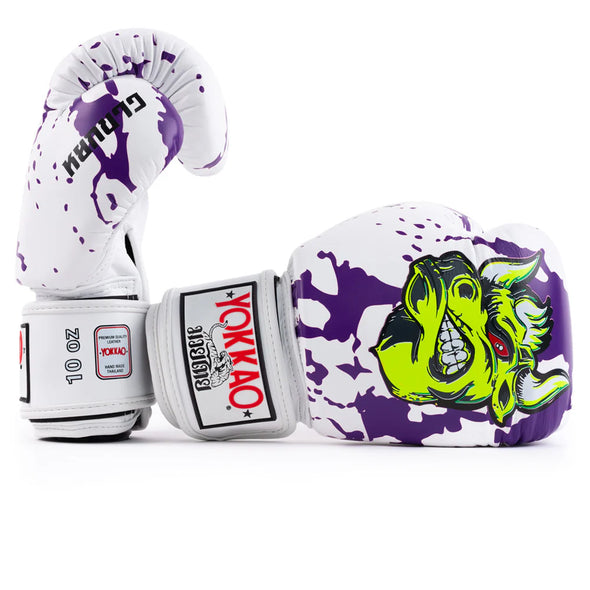 YOKKAO | Angry Bull Boxing Gloves - White