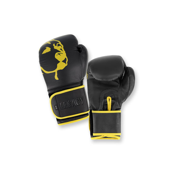 LEGACY GOLDEN FRANK LEATHER BOXING GLOVES