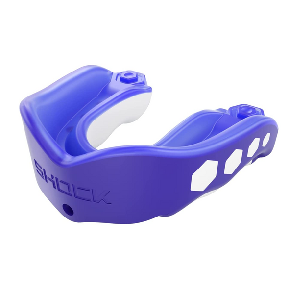 SHOCK DOCTOR GEL MAX BLUE RASBERRY FLAVOR FUSION MOUTHGUARD