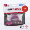 Package of Safe Jawz mouthguard with visible branding and product inside.
