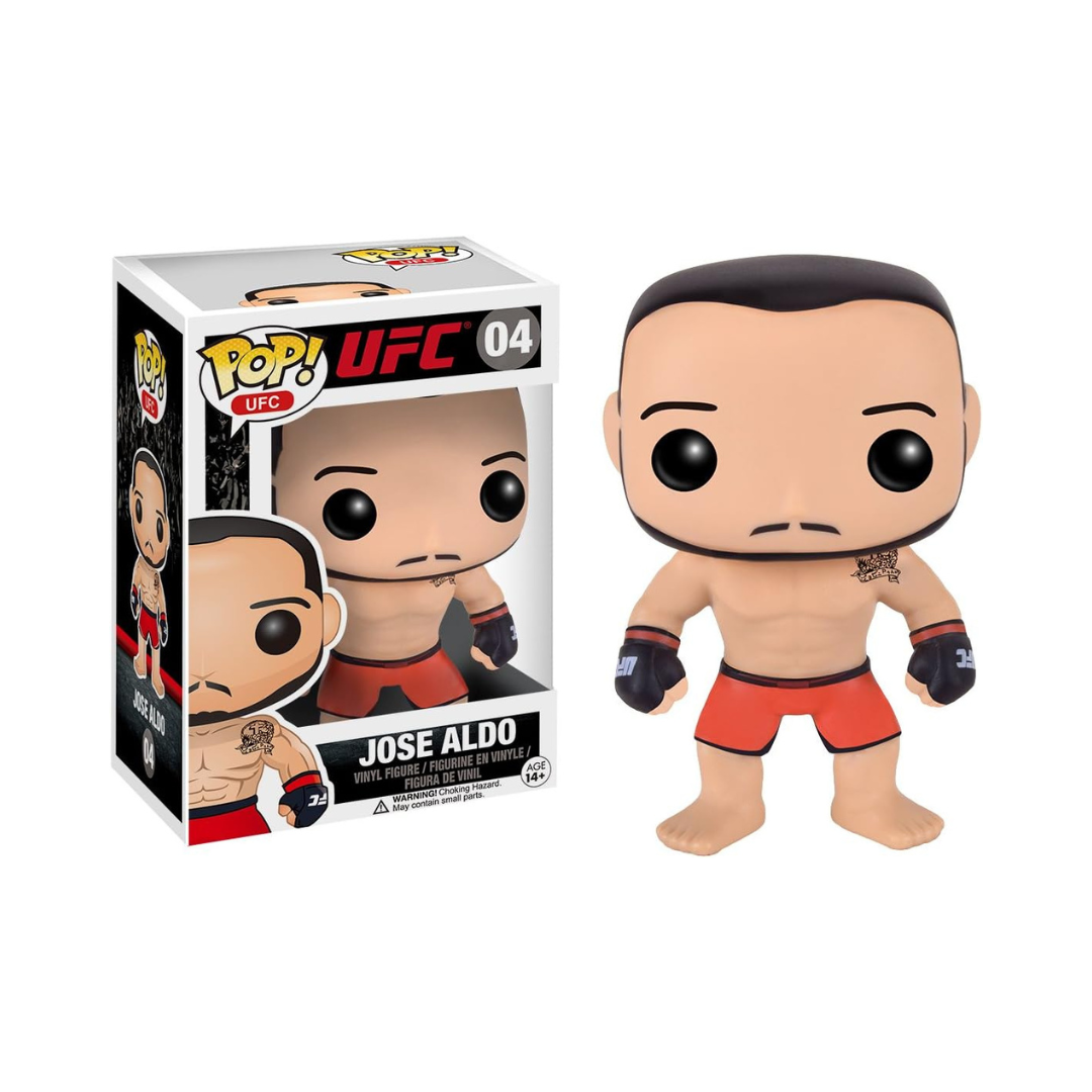 Pop! UFC Jose Aldo figure with packaging on a white background