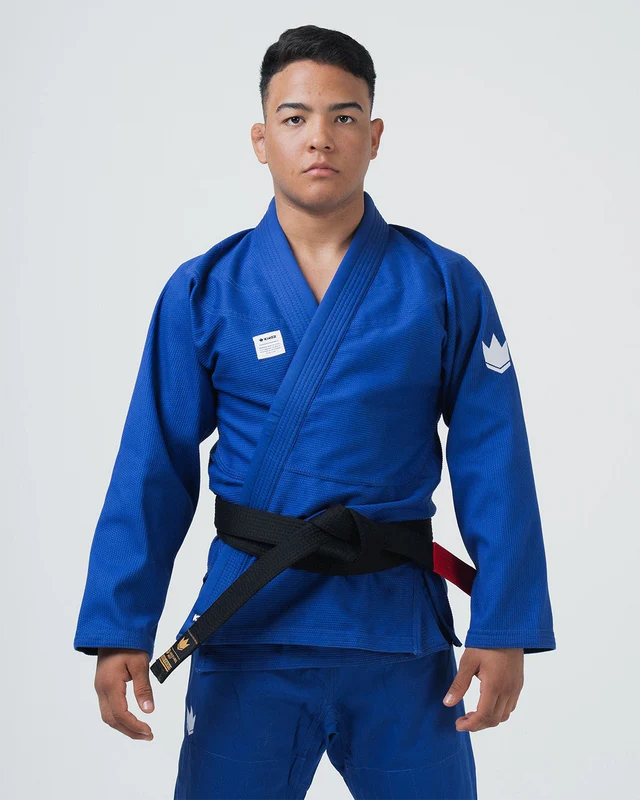 KINGZ KORE V2 JIU JITSU GI BLUE BRAZILIAN JIU-JITSU GI - FREE WHITE BELT