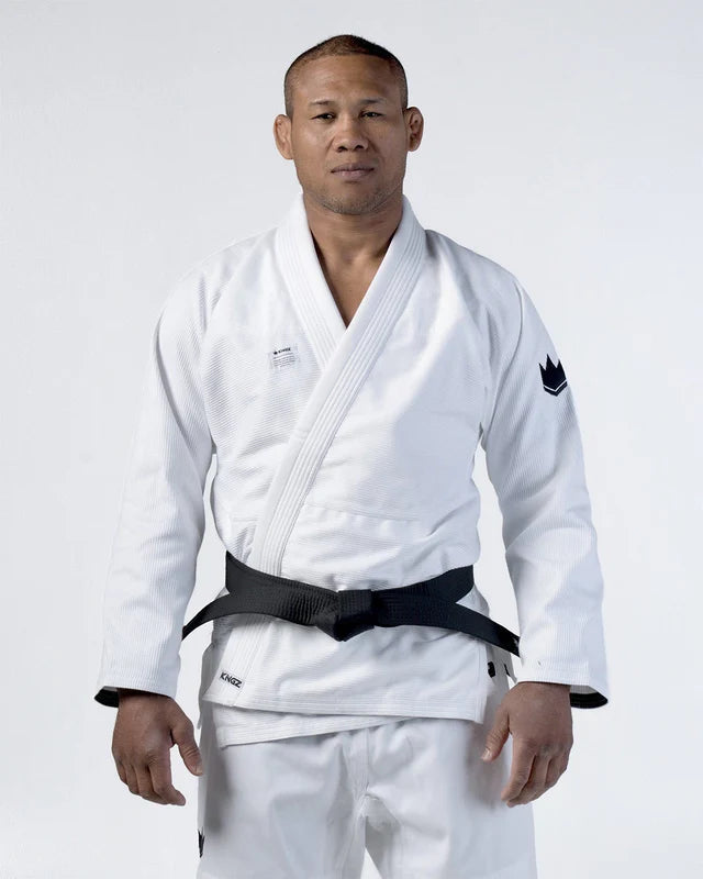 KINGZ KORE V2 JIU JITSU GI WHITE BRAZILIAN JIU-JITSU GI - FREE WHITE BELT