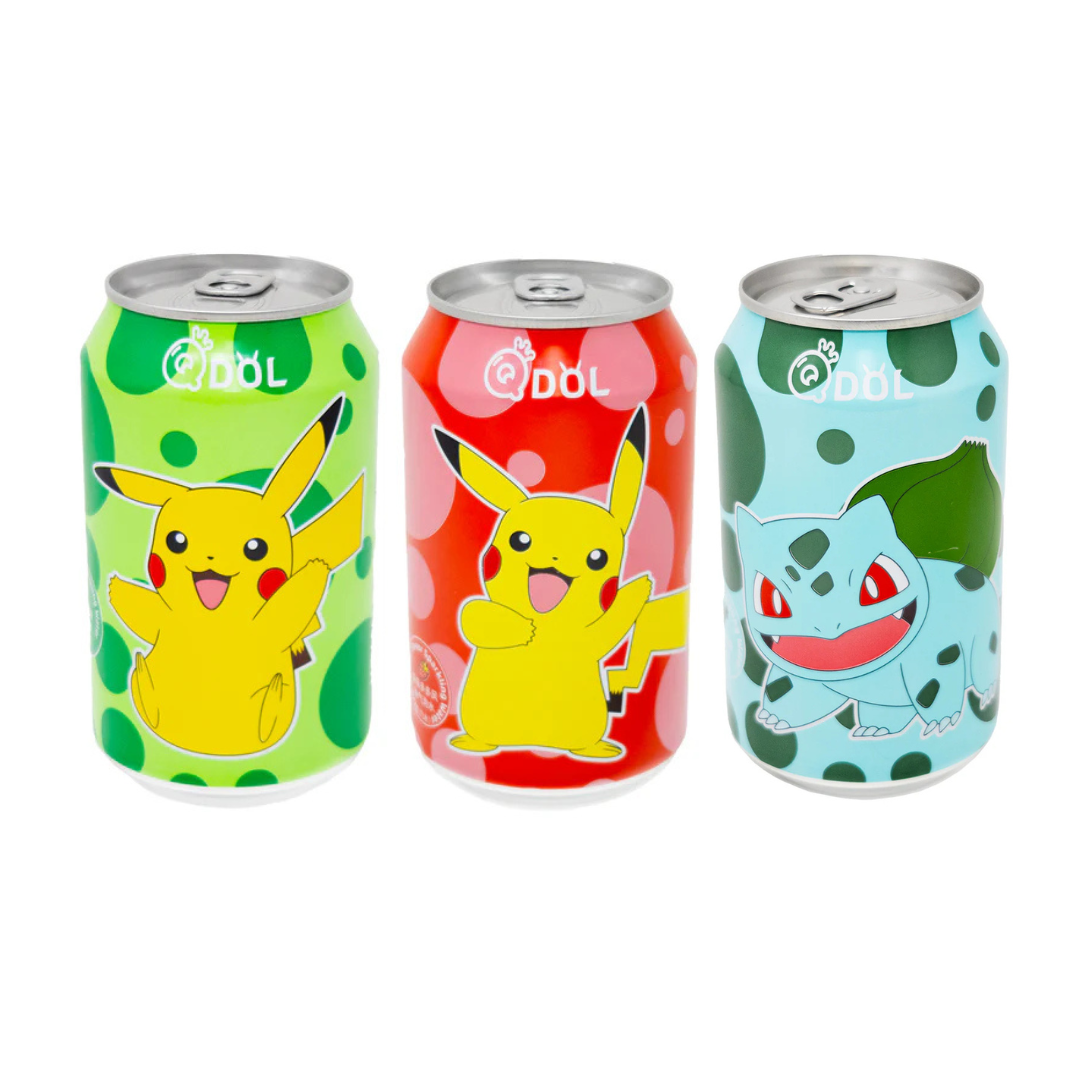 QDOL POKEMON SPARKING WATER 320 ML - BEVERAGE/DRINK