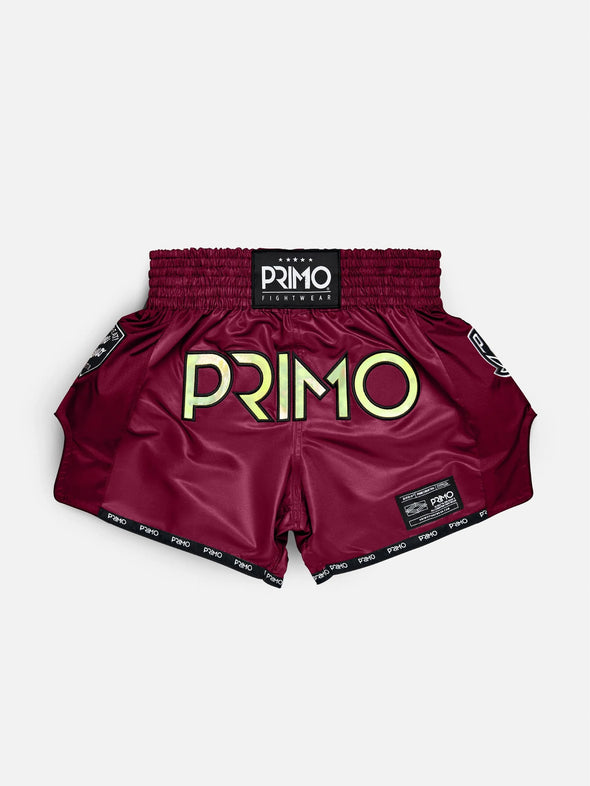 PRIMO MUAY THAI SHORTS - HOLOGRAM SERIES - VALOR RED