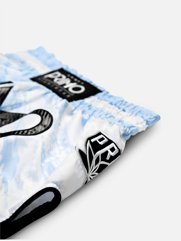 PRIMO MUAY THAI SHORTS - ARCTIC GHOST