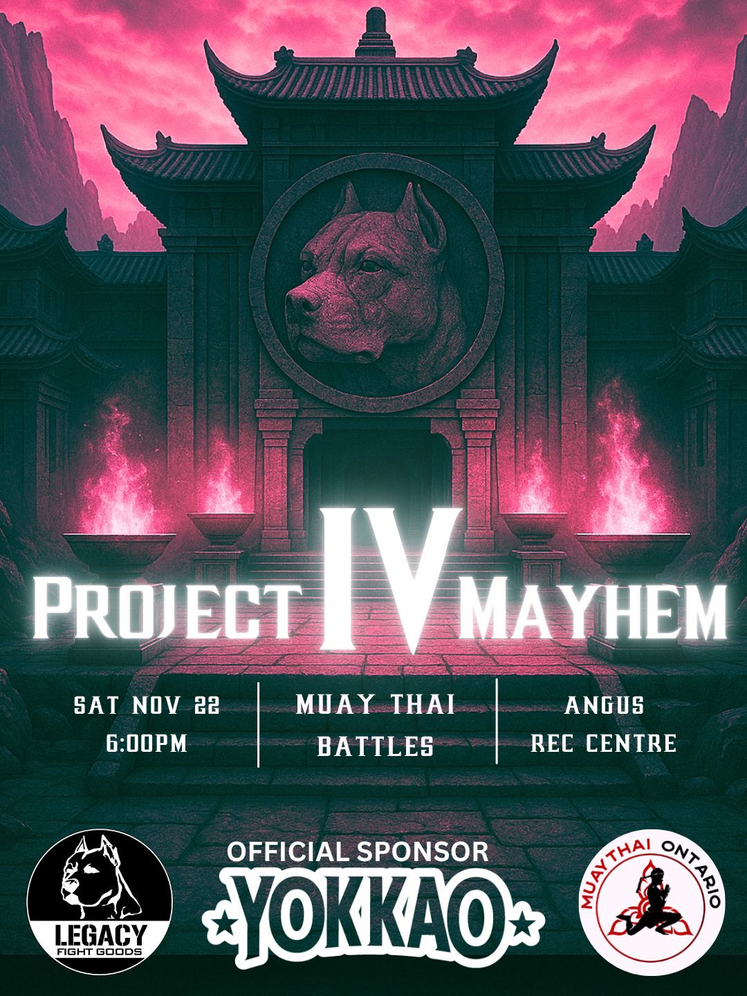 Meihem Project Project Mayhem Championship IV | Realms Collide – LEGACY FIGHT GOODS ...