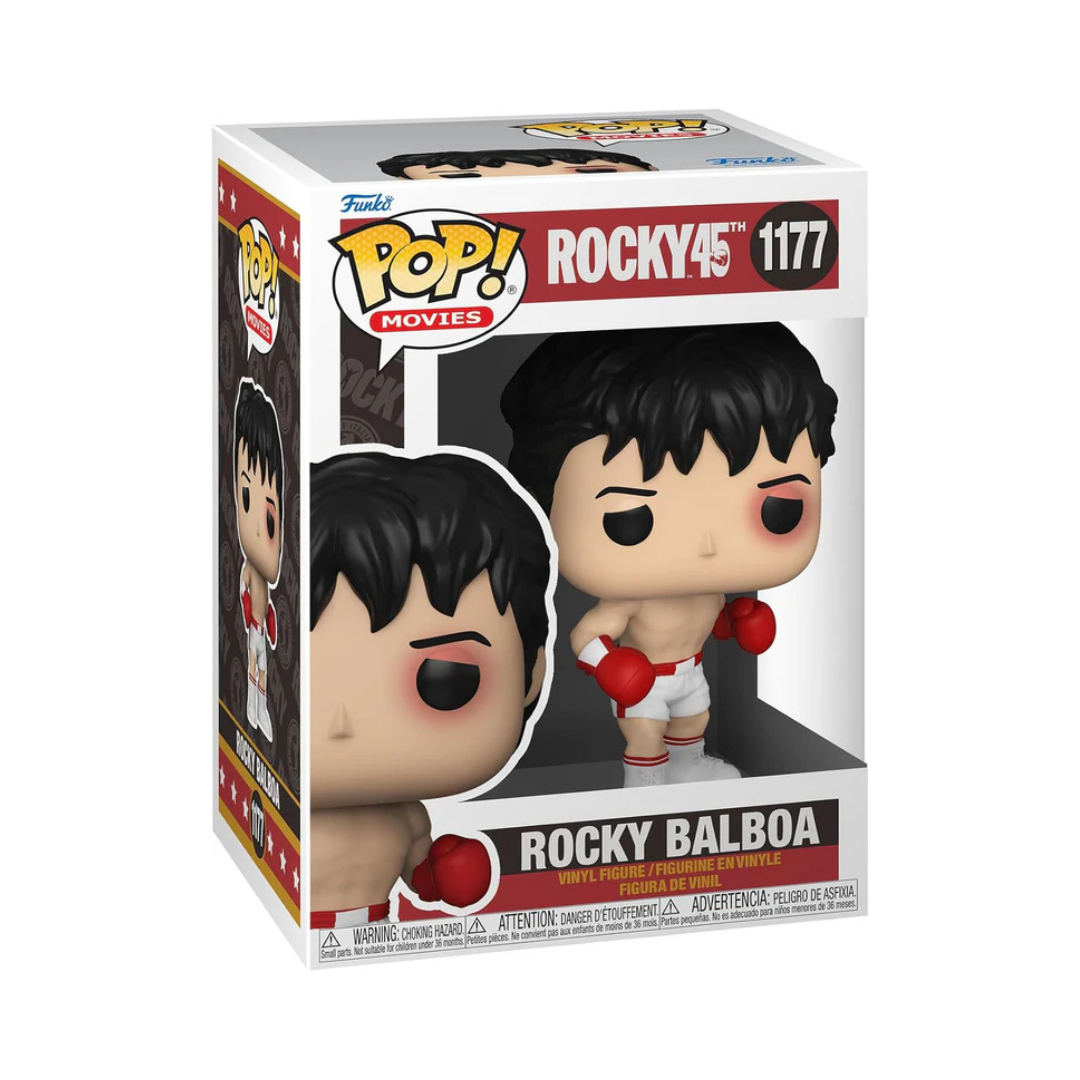 Funko Pop! Rocky Balboa figure packaging on a white background
