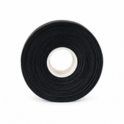 A roll of black athletic tape or elastic bandage tape, shown on a clean white background.
