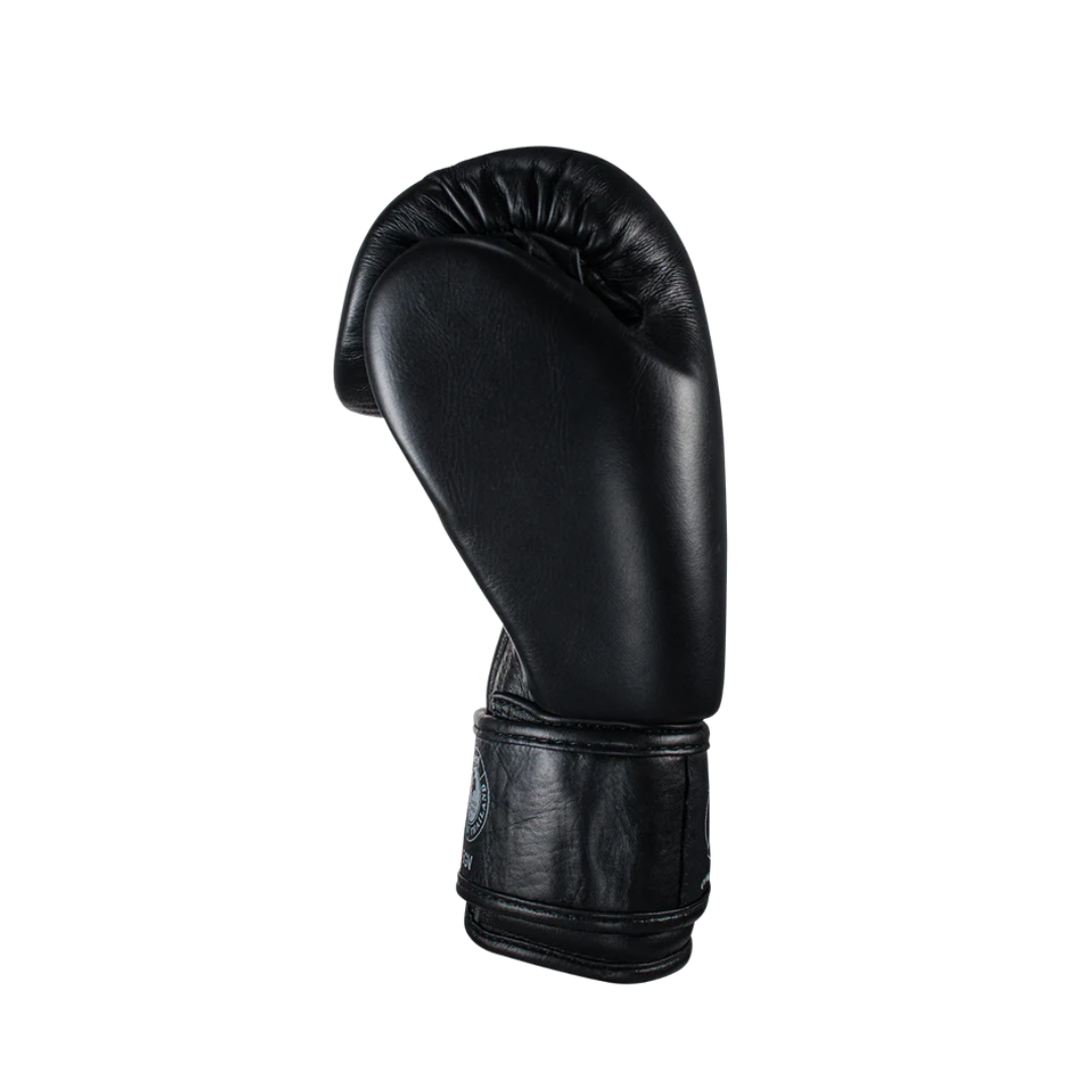 Windy BGVH Black Boxing Gloves – Premium Muay Thai Training Gloves for Sparring and Bag Work