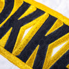 YOKKAO Original Muay Thai Shorts Gold Green with satin finish and high-cut design for mobility and style