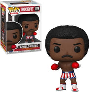 Funko Pop! vinyl figure of Apollo Creed in front of its packaging