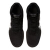 ASICS Matflex 7 Wrestling Shoes in black with mesh upper and rubber outsole, designed for grip and performance on the mat