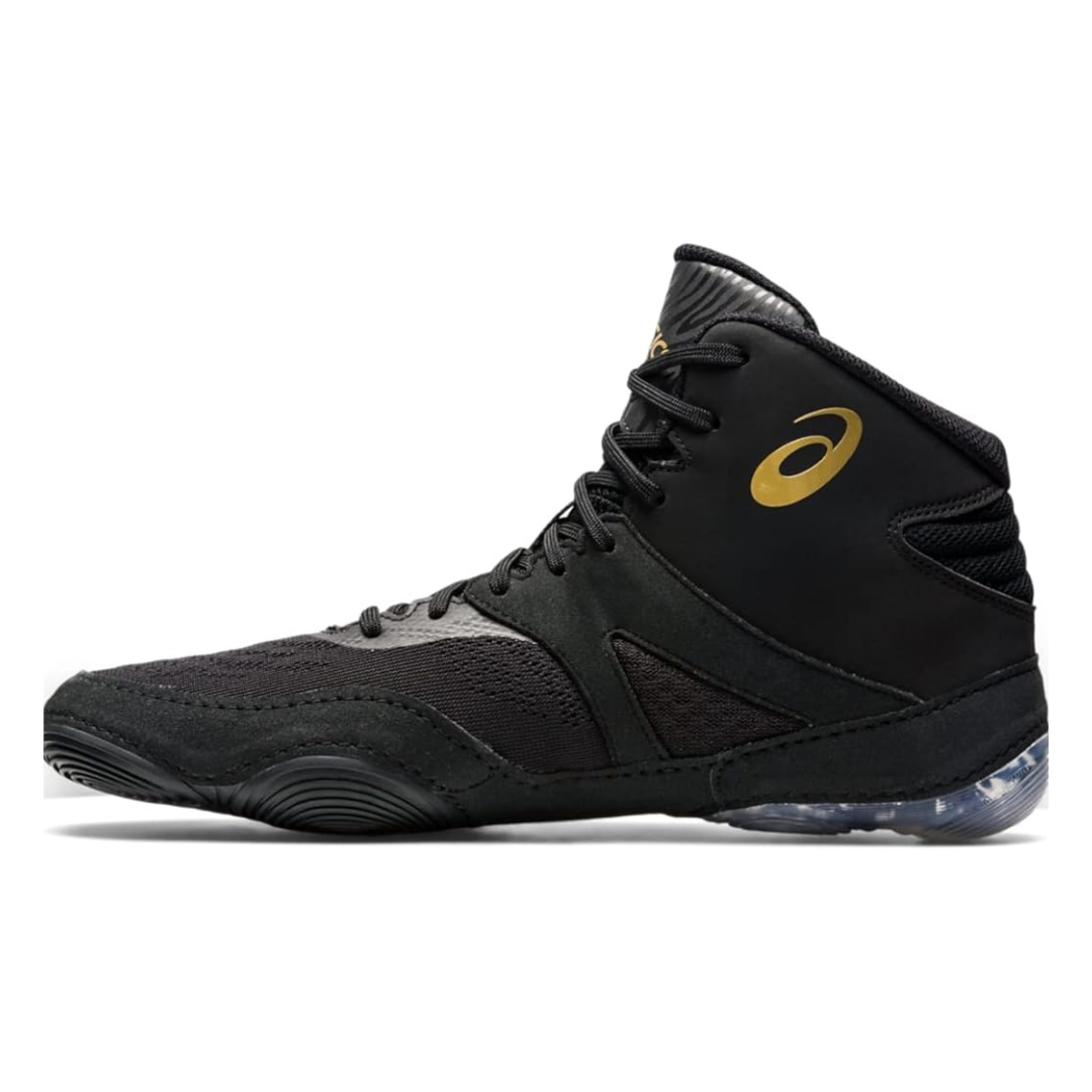 ASICS SPLIT ELITE WRESTLING SHOES BLACK GOLD – LEGACY FIGHT - Main Image