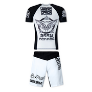Bold and Cunning Legacy Fight Shorts featuring durable, moisture-wicking fabric and a flexible design for optimal performance in martial arts training and competition for BJJ, grappling, and   MMA.