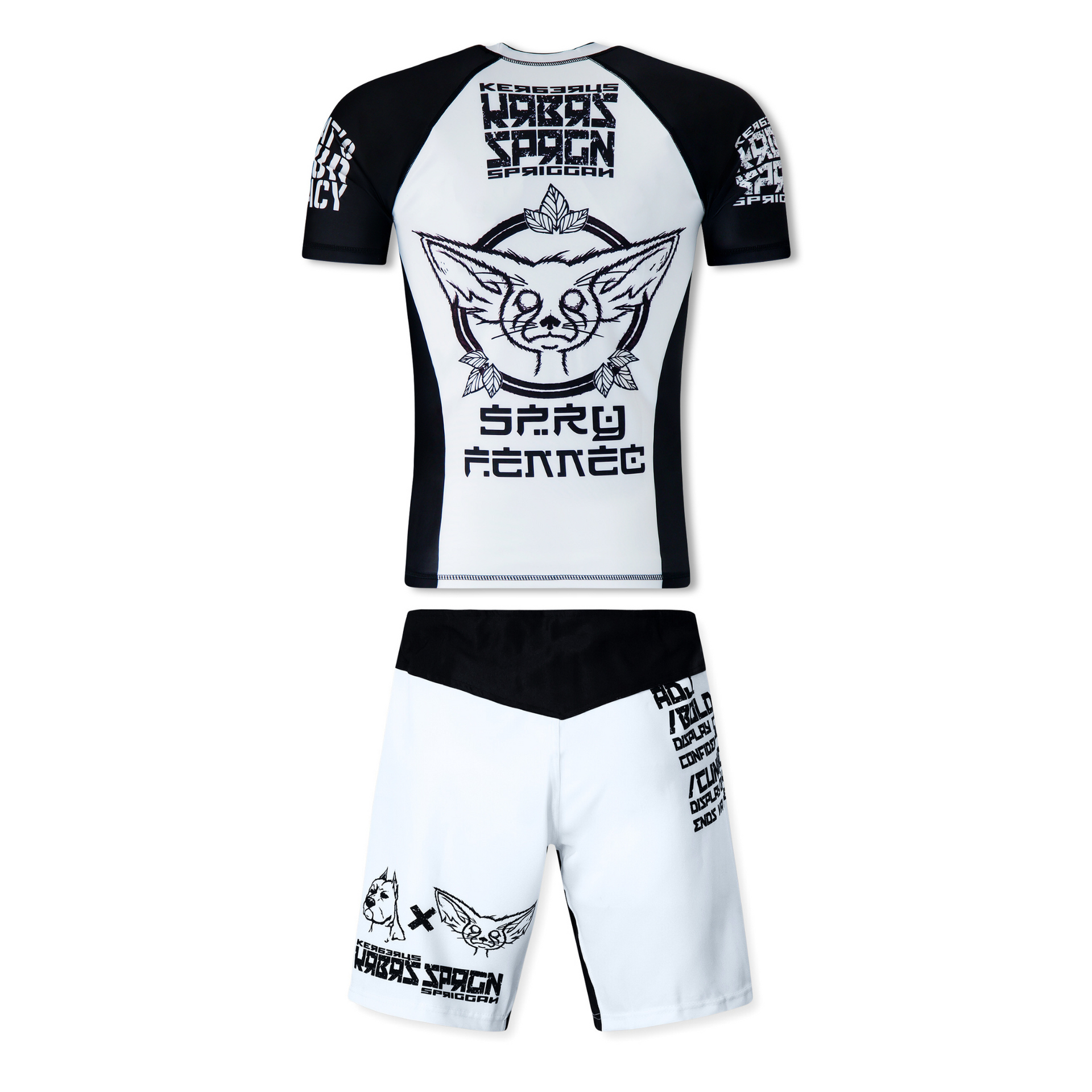 Bold and Cunning Legacy Fight Shorts featuring durable, moisture-wicking fabric and a flexible design for optimal performance in martial arts training and competition for BJJ, grappling, and   MMA.