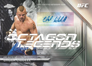UFC trading card featuring Chuck Liddell with autograph and branding elements.