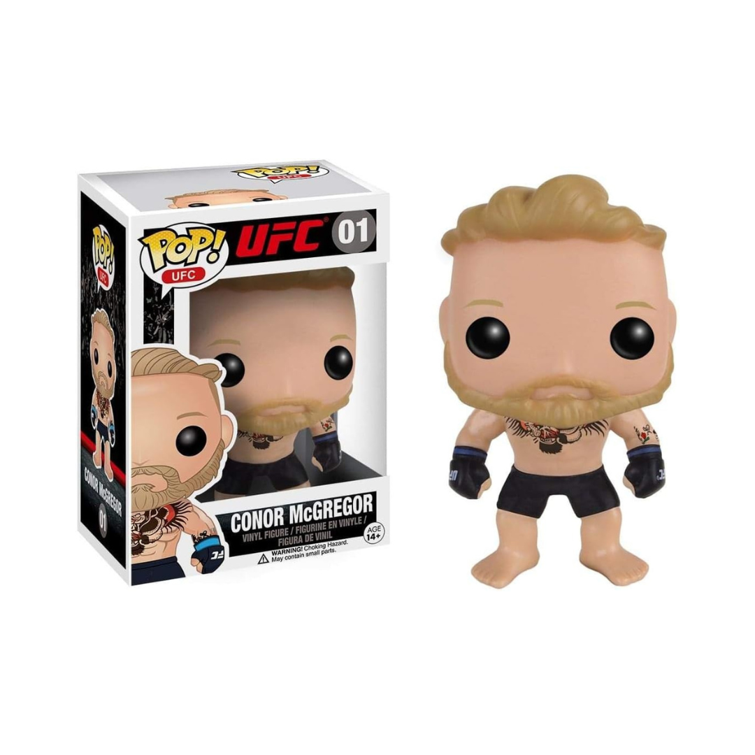 Funko Pop! vinyl figure of a UFC fighter next to its packaging