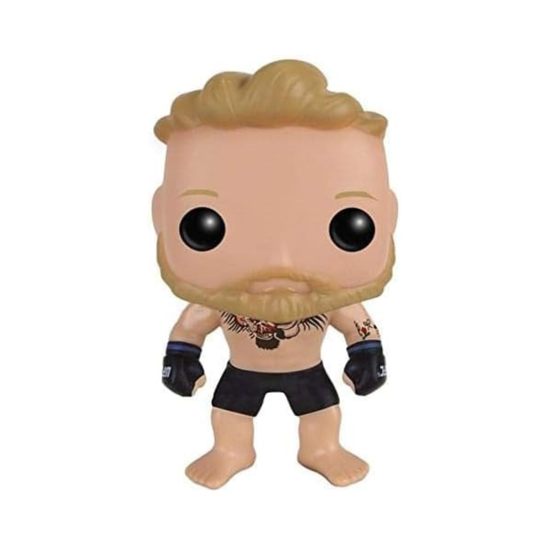 Funko Pop! vinyl figure of a bearded character with tattoos on a white background