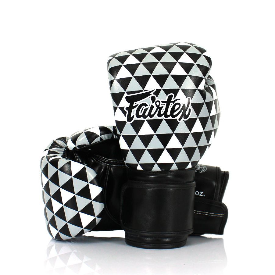Fairtex BGV14B Black Boxing Gloves – high-performance Muay Thai and boxing gloves with durable microfiber, ergonomic fit, and premium shock absorption.