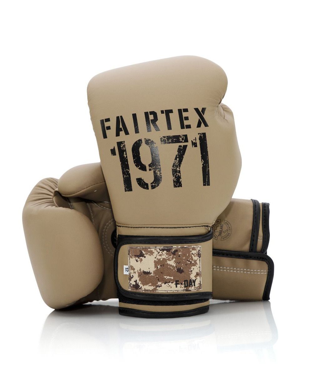 fairtex bgv25 f-day 2 boxing gloves – military-inspired gloves with premium leather, tight-fit design, and superior protection for muay thai and boxing training