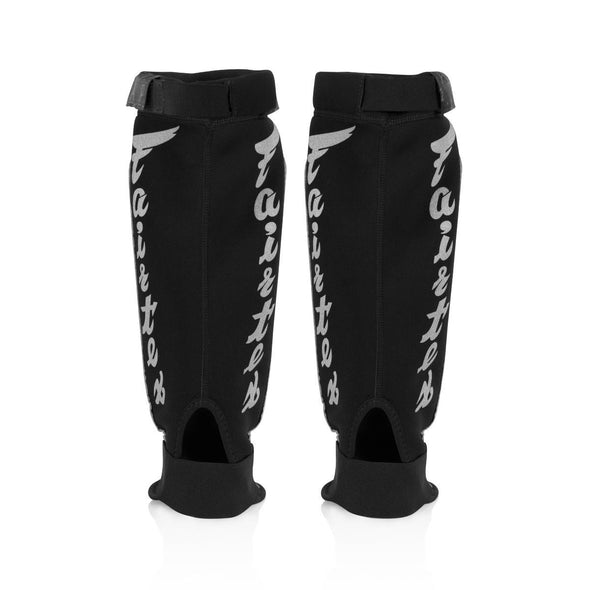 fairtex sp6 neoprene shin guard pads for muay thai mma kickboxing with reinforced padding and secure fit