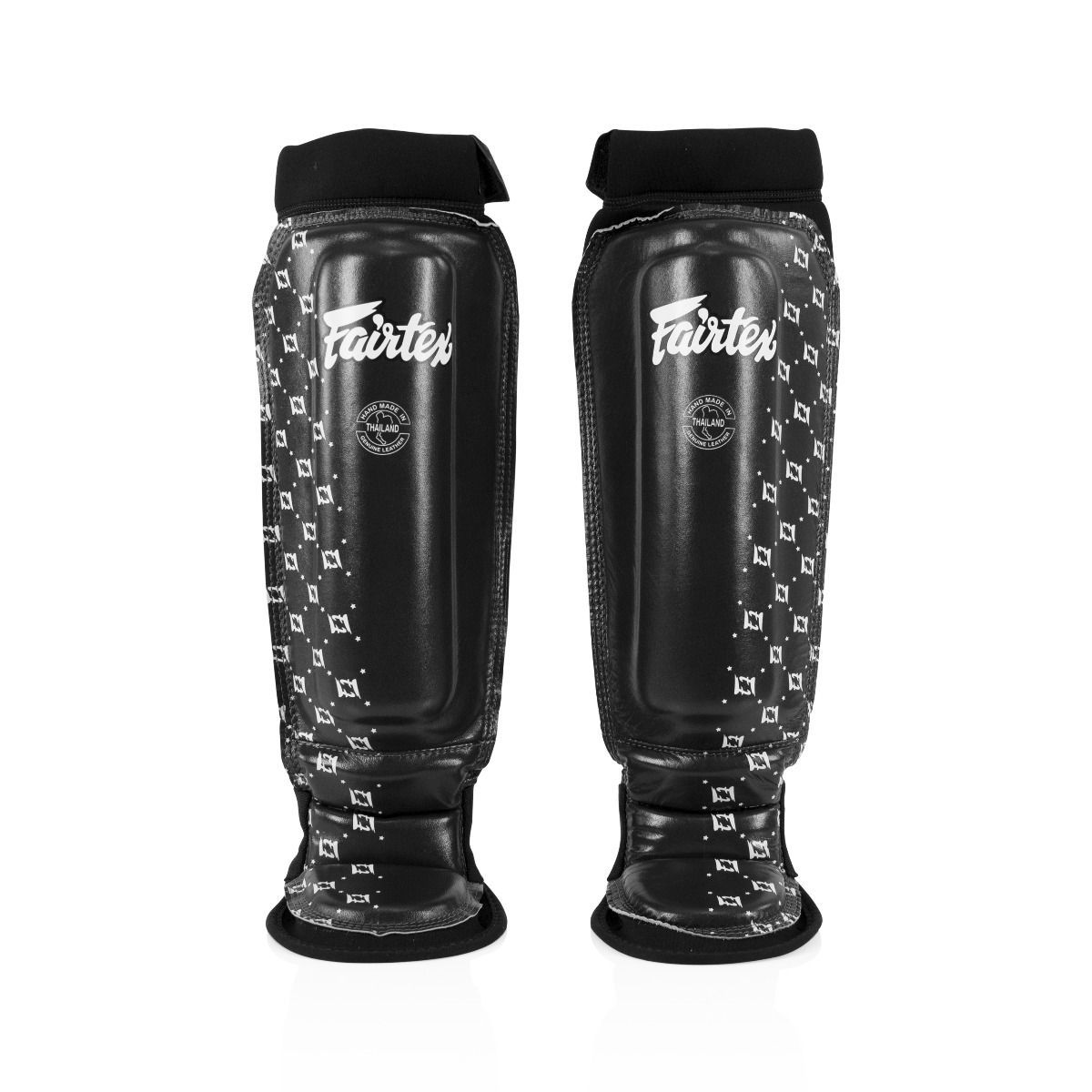 fairtex sp6 neoprene shin guard pads for muay thai mma kickboxing with reinforced padding and secure fit