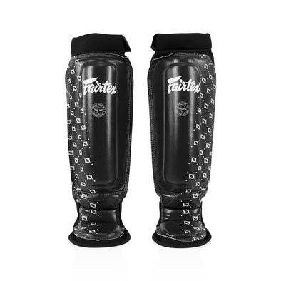 fairtex sp6 neoprene shin guard pads for muay thai mma kickboxing with reinforced padding and secure fit