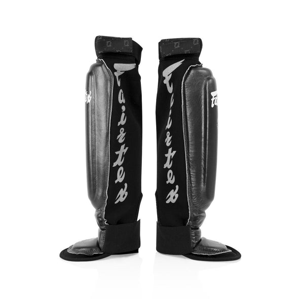 fairtex sp6 neoprene shin guard pads for muay thai mma kickboxing with reinforced padding and secure fit