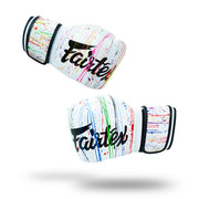 Fairtex painter boxing gloves bgv14pt with unique brushstroke design, ideal for muay thai and boxing training, premium quality gloves for fighters and athletes