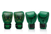 Fairtex resurrection boxing gloves bgv premium in black and gold, handcrafted muay thai gloves for training, pad work, sparring, built for performance and protection