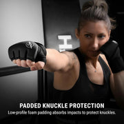 hayabusa elite quick wraps with gel knuckle protection for boxing and mma training