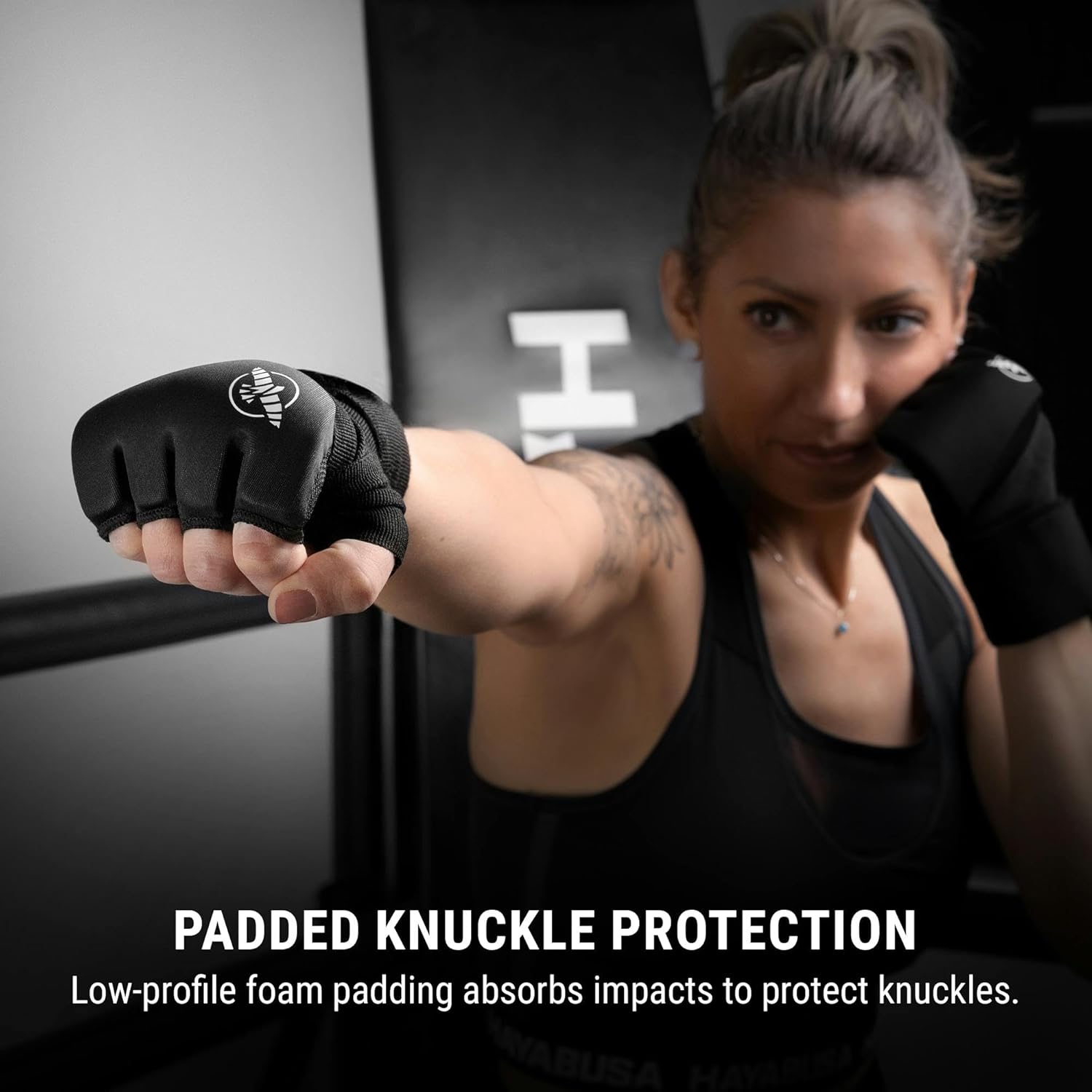 hayabusa elite quick wraps with gel knuckle protection for boxing and mma training