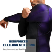 hayabusa fusion long sleeve rash guard for bjj mma training no-gi grappling compression top